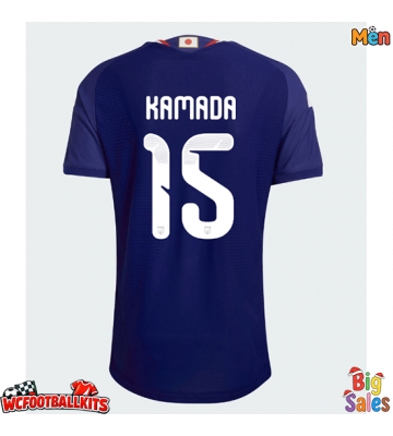 Japan Daichi Kamada #15 Replica Home Stadium Shirt World Cup 2026 Short Sleeve